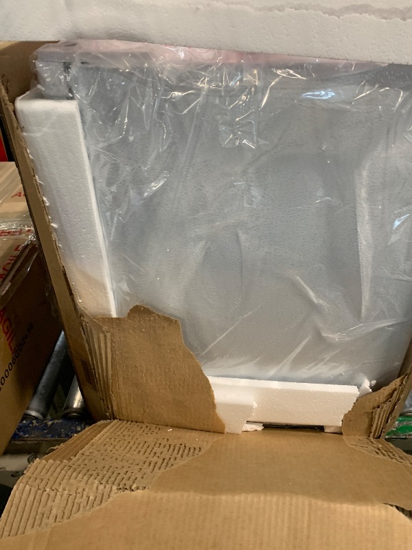 Photo 1 of *****SOLD FOR PARTS FINAL SALE****BROKEN / NON FUNCTIONAL *****Electactic 1.7 Cu.ft Mini Fridge with Freezer, Compact Refrigerator, Single Reversible Door, Ultra Quiet, Energy Efficient for Office, Dorm, Bedroom, Apartment, White