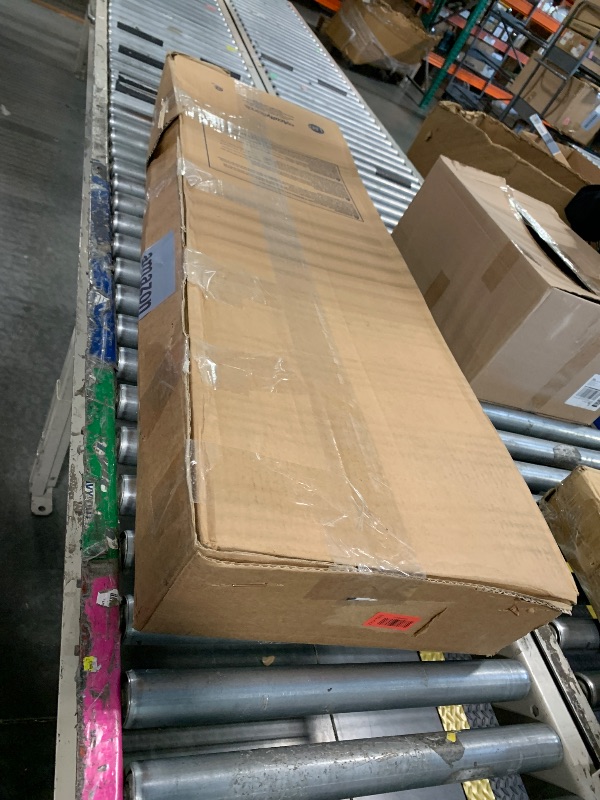 Photo 1 of *** USED *** Lithonia Lighting Cambridge 4 Foot LED Kitchen Light Fixture, Linear Flush Mount Ceiling Light Fixture, 4000K Cool White, 3300 Lumens, 120 Volts, 35 Watts, Damp Listed, Oak (FMFL 30840 CAML OA)