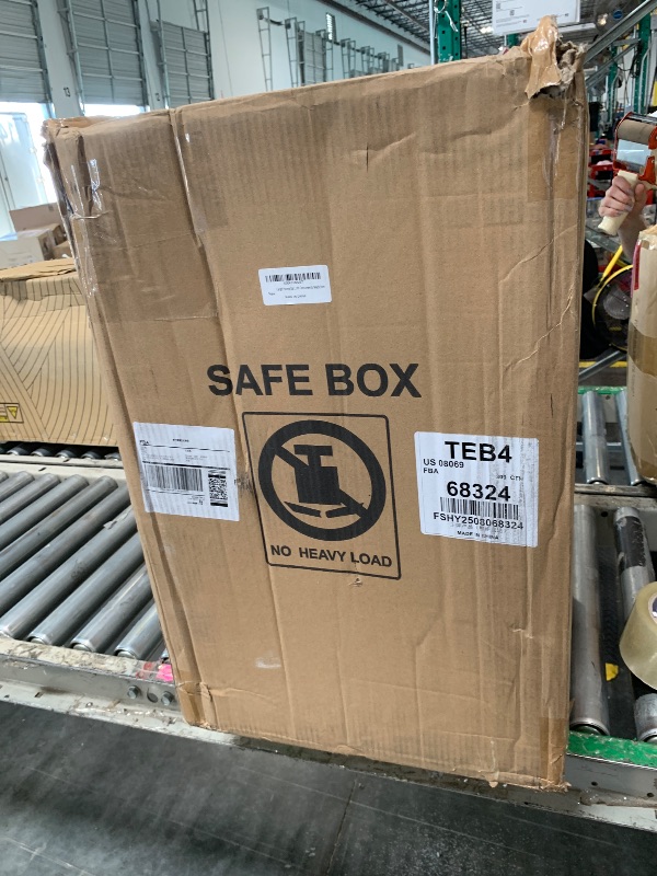 Photo 1 of [23.6" Tall] Large Safe Box with LED Light, Anti-theft Home Safes with Programmable Keypad, Spare Keys and 3 Removable Shelves, Digital Security Safes for Home Money Firearm Documents Medicines