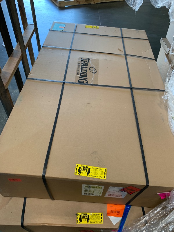 Photo 1 of **FACTORY SEALED** Spalding The Beast® 60" Tempered Glass Portable Basketball Hoop