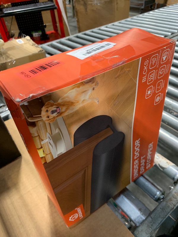 View 2 of (2 Pack) Under Door Draft Stopper, Draft Stopper for Bottom of Door, Adjustable 30-36 Inch Door Draft Blocker, Under Door Gap Filler, Easy Install Door Seal, Helps Reduce Drafts, Noise and Heat Loss