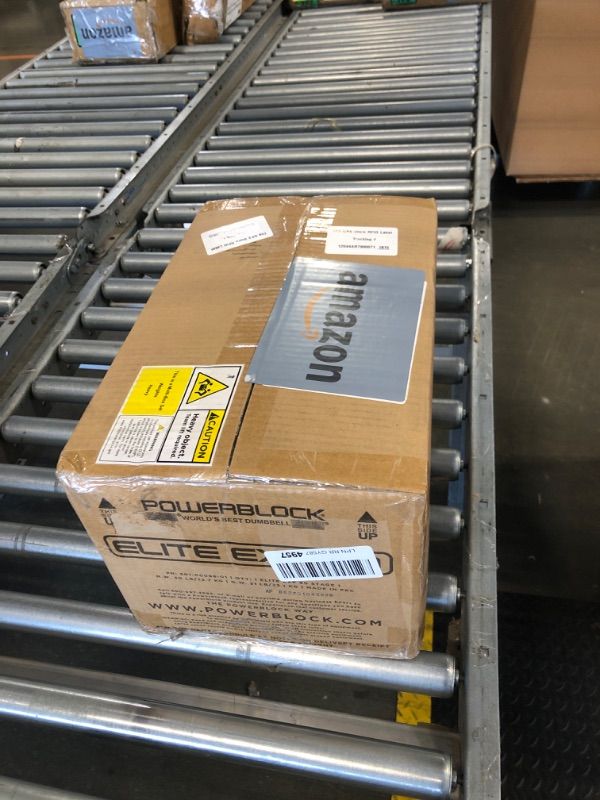 Photo 1 of ** PARTIAL SET ONLY 1 **** PowerBlock Elite EXP Adjustable Dumbbells, Sold in Pairs, Stage 1, 5-50 lb. Dumbbells, Durable Steel Build, Innovative Workout Equipment, All-in-One Dumbbells, Expandable with Expansion Kits