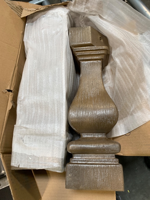 Photo 1 of **** COSMETIC DAMAGE *** Signature Design by Ashley Johnelle Farmhouse Coffee Table with Weathered Gray Finish, Gray