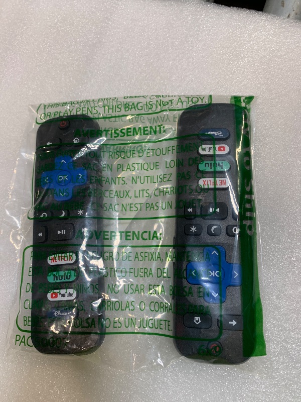 Photo 1 of (Pack of 2) Replacement Remote Control Only for Roku TV, Compatible for TCL Roku/Hisense Roku/Onn Roku/Sharp Roku/Element Roku/Westinghouse Roku/Philips Roku Smart TVs (Not for Roku Stick and Box)