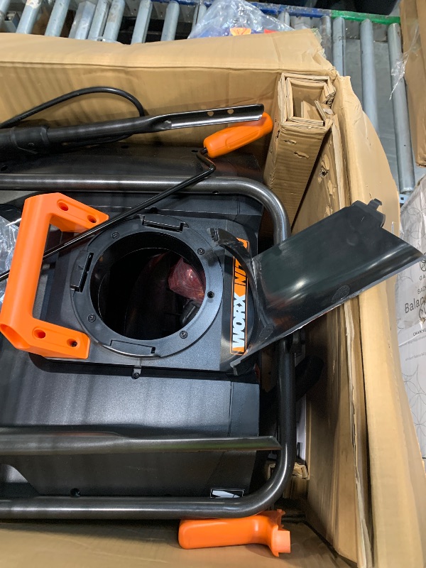 Photo 1 of ***FOR PARTS ONLY - MISSING PIECES/ NON FUNCTIONAL - AS IS NO RETURNS SALE FINAL*** WORX 40V 20" Cordless Snow Blower, Electric Snow Thrower for 6-Car Driveway, Snow Removal with Brushless Motor, 2 × 4.0 Ah Batteries & Charger Included, WG471
BROKEN PART