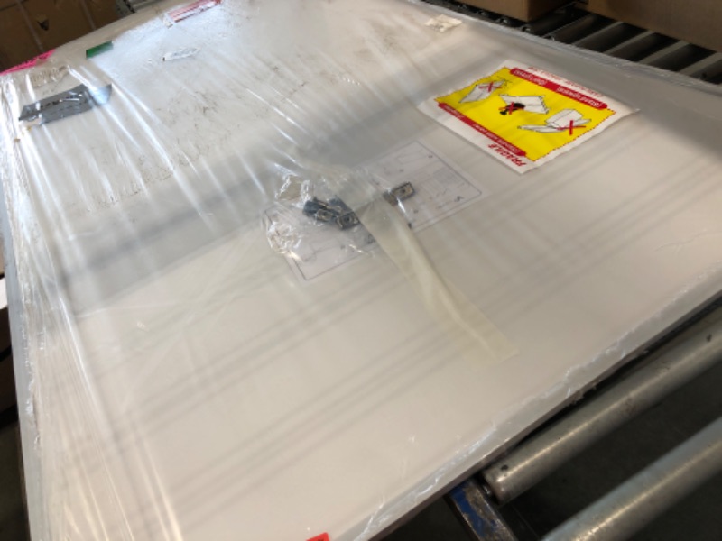 Photo 1 of ****NONE MAGNETIC/MINOR DAMAGE *** H-Qprobd Large White Board Dry Erase Board for Wall 72"X40" Magnetic Whiteboard with Long Pen Tray, Presentation Dry Erase Boards for Office, Classroom, School, Home
