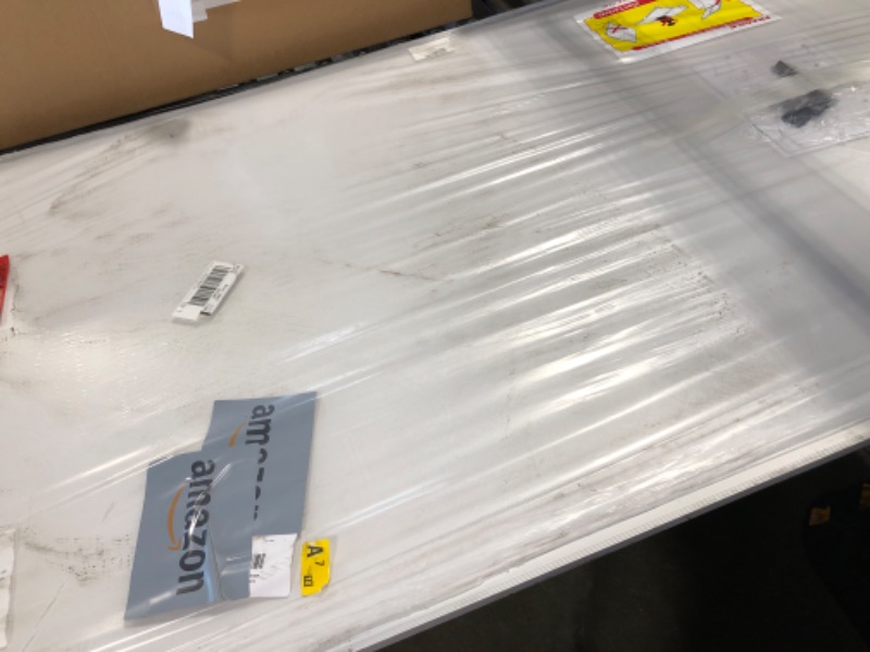 Photo 1 of ****NONE MAGNETIC/MINOR DAMAGE *** H-Qprobd Large White Board Dry Erase Board for Wall 72"X40" Magnetic Whiteboard with Long Pen Tray, Presentation Dry Erase Boards for Office, Classroom, School, Home