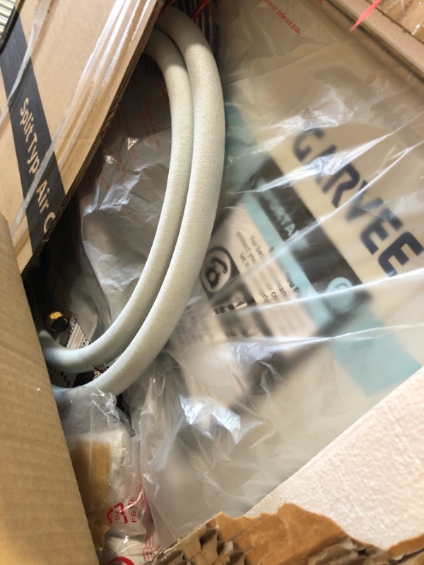 Photo 1 of ****PARTIAL SET- BOX 1/2 ONLY**** GarveeHome 12000 BTU Mini Split AC/Heating System, 19 SEER2 6-in-1 Inverter Split System Air Conditioners, Ductless Heat Pump Wall Mount AC Unit Cool Up to 750 Sq. Ft, Installation Kits, 115V