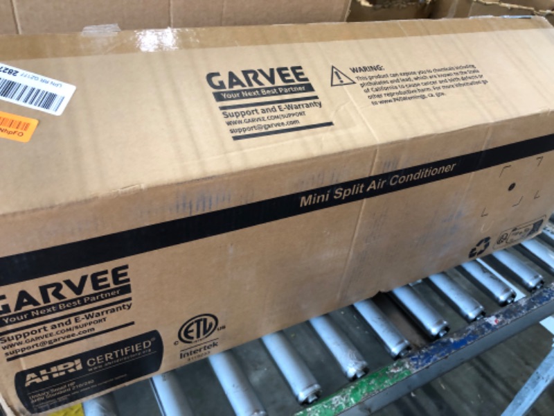 Photo 1 of ****PARTIAL SET - BOX 1/2 NLY**** 24000 BTU Dual Zone Mini Split Air Conditioner, 20 SEER2 12000+12000 BTU Wifi Enabled Multi Zone Ductless,160 Sq.Ft Cooling/Heating,Smart Inverter, Installation Kit, White