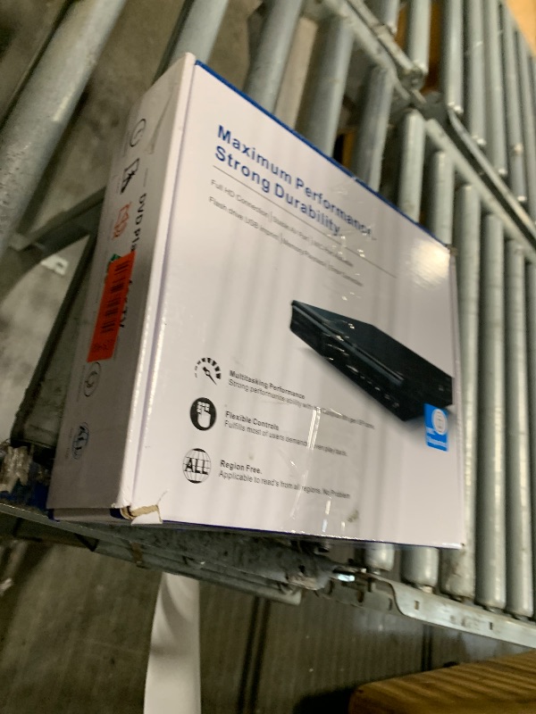 Photo 1 of **UNTESTED**
DVD Player, HDMI AV Output, All Region Free CD DVD Players for TV, DVD Players with NTSC/PAL System, Supports Mic's & USB Input, Package Includes HDMI/RCA Cables and Remote Control