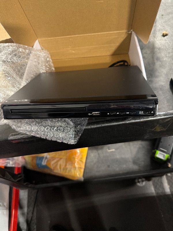Photo 1 of **UNTESTED**
DVD Player, HDMI AV Output, All Region Free CD DVD Players for TV, DVD Players with NTSC/PAL System, Supports Mic's & USB Input, Package Includes HDMI/RCA Cables and Remote Control