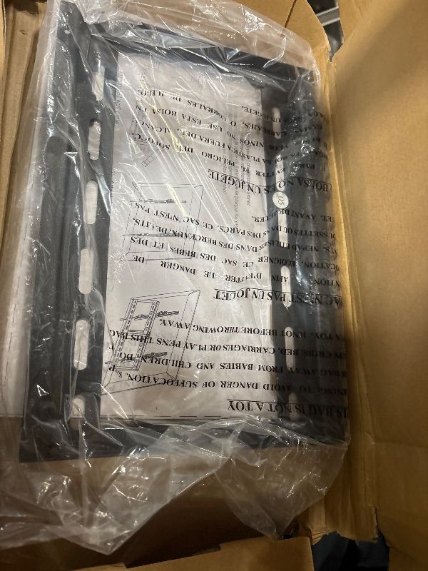 Photo 1 of **MISSING PARTS**
Mounting Dream TV Wall Mount for Most 37-75 Inch TVs, Universal Tilt TV Mount Fit 16", 18", 24" Stud with Loading Capacity 132lbs, Max Vesa 600 x 400mm, Low Profile Flat Wall Mount TV Bracket