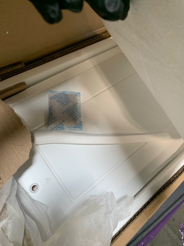 Photo 1 of **  INCOMPLETE SET BOX 2 OF 3*** Merax Full Over Full Wooden Bunk Bed with Two Drawers and Storage Staircase, Full Size House Bunk Bed Frame with Window Door Guardrails for Teens, Boys, Girls Bedroom, White+Natural