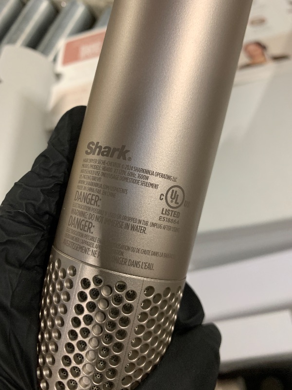 Photo 1 of ** TESTED FUNCTIONAL** Shark FlexStyle Air Styling & Drying System, Powerful Hair Dryer Brush & Multi-Styler with Auto-Wrap Curlers, Paddle Brush, Oval Brush, Concentrator Attachment, Stone, HD430