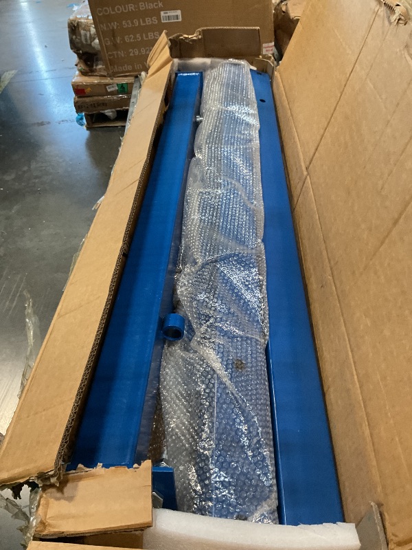 Photo 1 of ** sold as is no refund/return** See comments
2-Ton Folding Hydraulic Engine Hoist with Lever, 4400 LBS Portable Engine Shop Crane with 6 Casters & Telescopic Boom, Foldable Cherry Picker Lift for Garage, Workshop, Warehouse, Heavy-Duty, Blue
