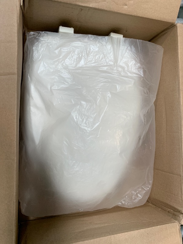 Photo 1 of *MAJOR DAMAGE*
Mayfair Cassel Slow Close Toilet Seat, Easy Clean, Non Slip Premium Wood Seat, Easy Install, Made in USA, Elongated, White