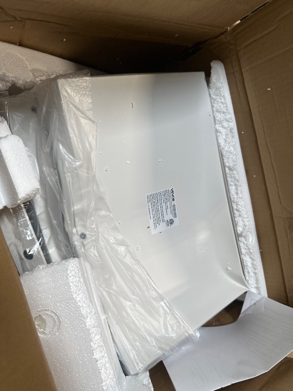 View 4 of ***FINAL SALE/NO RETURN *** VEVOR Electric Garage Heater, 10000-Watt with Remote Control & 10 Hour Timer & Overheat Protection Wall/Ceiling Mounted Shop Heater, Commercial Fan-forced for Indoor Workshop Warehouse,240V White