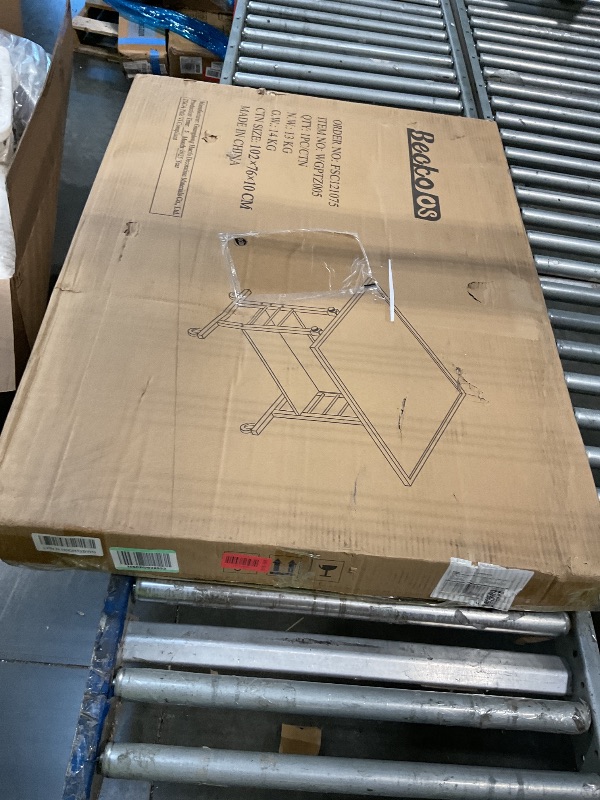 Photo 1 of **MISSING PARTS**
Becko US 1500 Piece Tilting Puzzle Table with Cover Mat, Puzzle Board with 5 Tilt Angle & Height Adjustment, Portable & Movable Tables with Legs & Storage for Adults, for 1500 Piece Jigsaw Puzzles