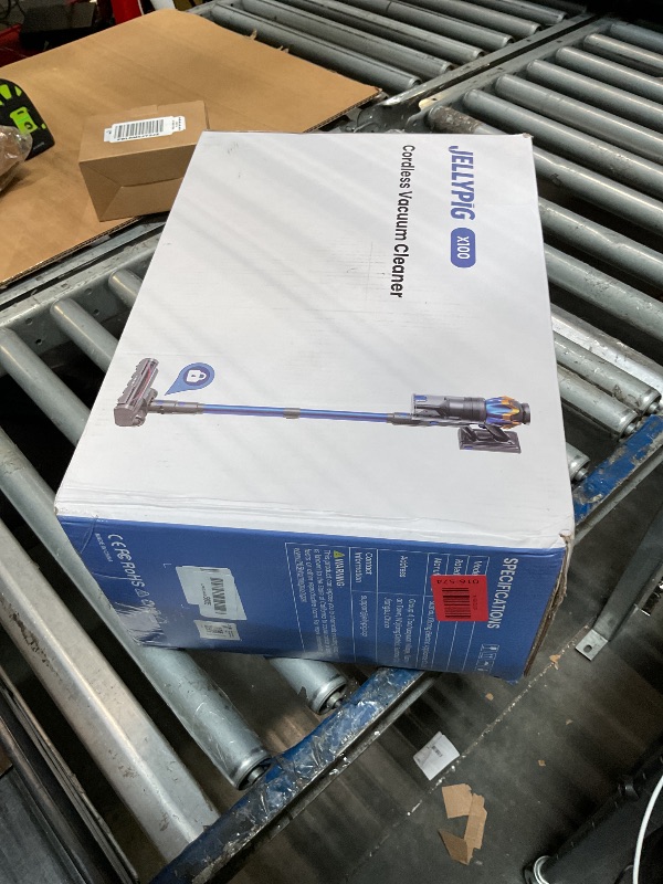 Photo 1 of *MISSING PARTS - see clerk notes*
Cordless Vacuum Cleaner, Upgraded 650W 55KPA 70Mins Cordless Stick Vacuum Cleaner with Self-Standing and Touch Screen, Anti-tangle Wireless Vacumm, Vacuum Cleaners for Home/Pet Hair/Carpets/Floors