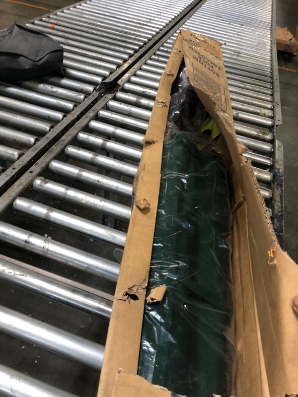 View 3 of ***UPDATED 6/14***California Umbrella 7.5' Round Crank Lift, Collar Tilt, Aluminum Pole, Fiberglass Rib Patio Umbrella, Bronze Finish, Sunbrella Forest Green