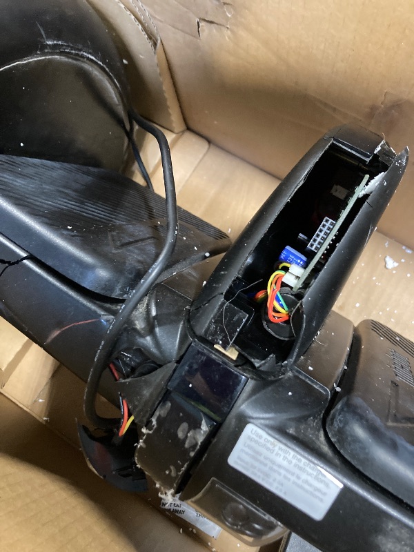 Photo 1 of **** VERY DAMAGED*** Segway Ninebot S2 Electric Self-Balancing Scooter - Master Your Commute w/t 11.2 mph Max. Speed, 21.7 Mi Range, 10.5” Off Road Tires, Compatible w/t Gokart Kit, UL-2272 Certified