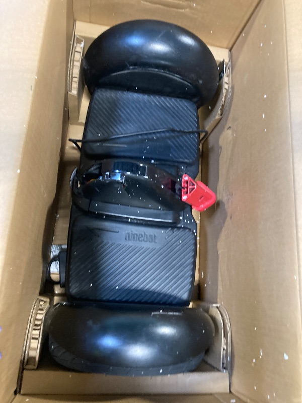 Photo 1 of **** VERY DAMAGED*** Segway Ninebot S2 Electric Self-Balancing Scooter - Master Your Commute w/t 11.2 mph Max. Speed, 21.7 Mi Range, 10.5” Off Road Tires, Compatible w/t Gokart Kit, UL-2272 Certified