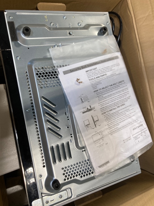 Photo 1 of ** sold as is no refund/return** Panasonic NE-1054F Compact Light-Duty Countertop Commercial Microwave Oven with 10 Programmable Memory and Touch Screen Control, Countertop Microwave Oven, 1000W, 0.8 Cu. Ft, Stainless Steel