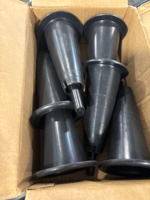 Photo 1 of **DIRTY**
appacare 5“ High Rise Bed Frame Risers, Bed Frame Feet with Socket Sleeve to Replace,Set of 6,Lift Bed Frame by 5" for Under Bed Storage