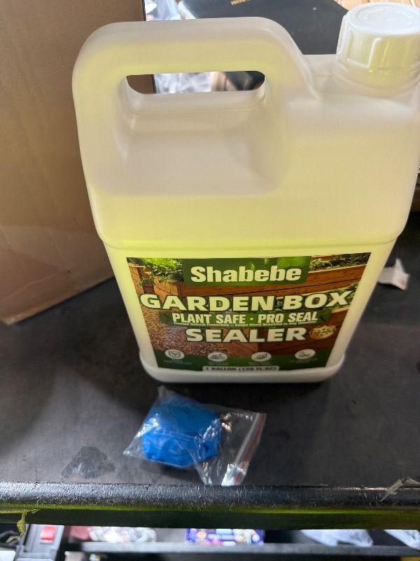 Photo 1 of ****NEW ******Shabebe Garden Box Sealer Pro Grade 1 Gallons – Plant-Based, Non-Toxic Wood Sealer for Raised Garden Beds, Planters & Pet Shelters, Water & Weather-Resistant Finish for Outdoor Wood
