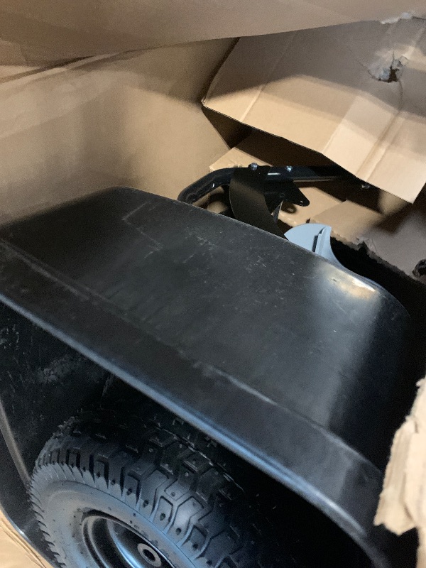 Photo 1 of ** sold as is no refund/return** Chapin 8622B Tow & Pull Behind Broadcast Spreader, 150lbs Capacity, Auto?Stop Dual Impeller, Enclosed Bearings, Use for Seed & Fertilizer, Heavy?Duty Farm/ATV/UTV