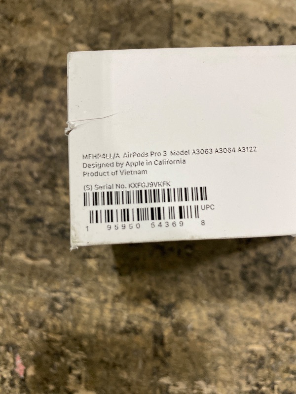 Photo 1 of **DIFFERENT MODEL/FOR PARTS (DONT WORK)*** Apple AirPods Pro 3 Wireless Earbuds, Active Noise Cancellation, Live Translation, Heart Rate Sensing, Hearing Aid Feature, Bluetooth Headphones, Spatial Audio, High-Fidelity Sound, USB-C Charging