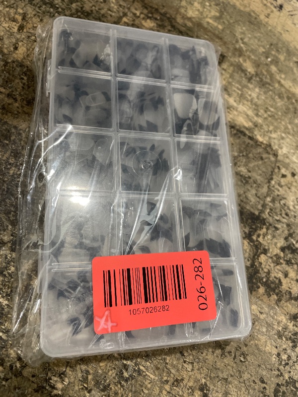 Photo 1 of (BLACK TRIPS) Lifextol 300pc Medium Square Nail Tips Fake Nails French Tip Press on Nails Medium Acrylic Nails Clear Nail Tips Full Cover False Nail Artificial Fingernail, 15 Sizes Matte Soft Gel Nail Extentions