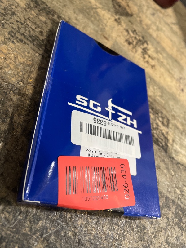 Photo 1 of 1/4-20 x 7/8" Socket Head Cap Screws Bolts, 20Pcs 304 Stainless Steel 18-8, Allen Socket Hex Drive, Full Thread, Black Oxide by SG TZH(with Hex Spanner)
