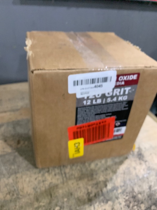 Photo 1 of #120 Aluminum Oxide - 12 LBS - Fine Premium Long-Lasting Sand Blasting Media, High Abrasive Force Sand Blaster Sand for Metal, Glass, Stone or Wood, Sandblasters, Blasting Cabinet, Blasting Guns
