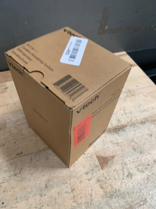 Photo 1 of [New] VTech VG134-11 DECT 6.0 Cordless Home Phone with Bluetooth Connection, Digital Answering Machine, Backlit Display,Full Duplex Speakerphone, Caller ID/Call Waiting,1000 ft Range (Black)