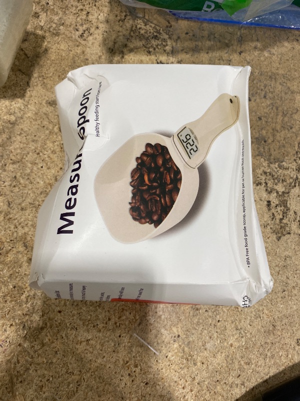 Photo 1 of **MISSING BATTERY**2026 New Digital Measuring Spoon, Food Measuring Scoop Scale 800g / 0.1g High Precision with LCD Screen, Upgrade Display Electronic Measuring Spoon for Daily Meals