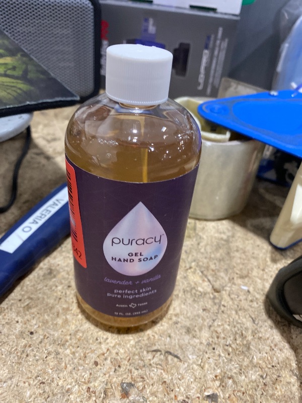 Photo 1 of ***MISSING PARTS***
Puracy Organic Hand Soap, For the Professional Hand Washers We've All Become, Moisturizing Natural Gel Hand Wash Soap, Liquid Hand Soap Refills for Soft Skin (12 fl.oz, Lavender & Vanilla) 2-Pack