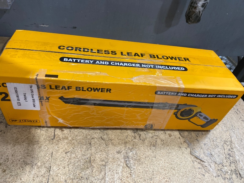 Photo 1 of ***PARTS ONLY***
HEINPRO Cordless Leaf Blower Compatible with DEWALT 20V Max Battery (Tool Only) 200MPH Small Electric Leaf Blowers w/ 3 Speeds Mode, Lightweight Mill Leaf Blowers Battery Powered for Patio