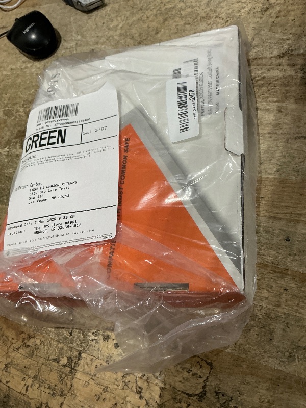 Photo 1 of ***FOR PARTS ONLY*** Fingerprint  Safe Replacement Lock, EMP Electronic Keypad, Biometric Gun Safe Cabinet Lock Replacement, Left Swing Bolt & 2 Override Keys, Gold Color Keypad (Left Swing Bolt)