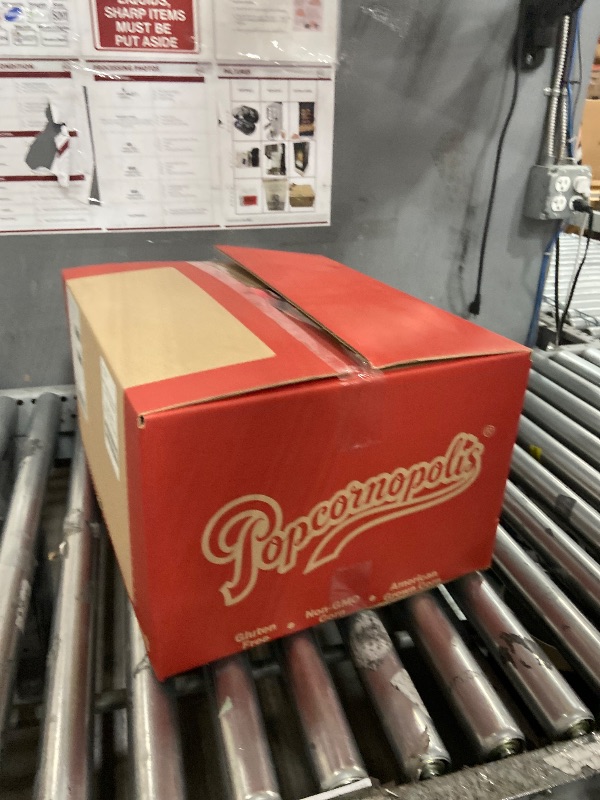 Photo 1 of *4/1/2026* Popcornopolis Gourmet Popcorn, Nearly Naked Perfectly Salted, Simple Ingredients, 8-Pack Snack Bags, Bulk, Non-GMO, Gluten-Free