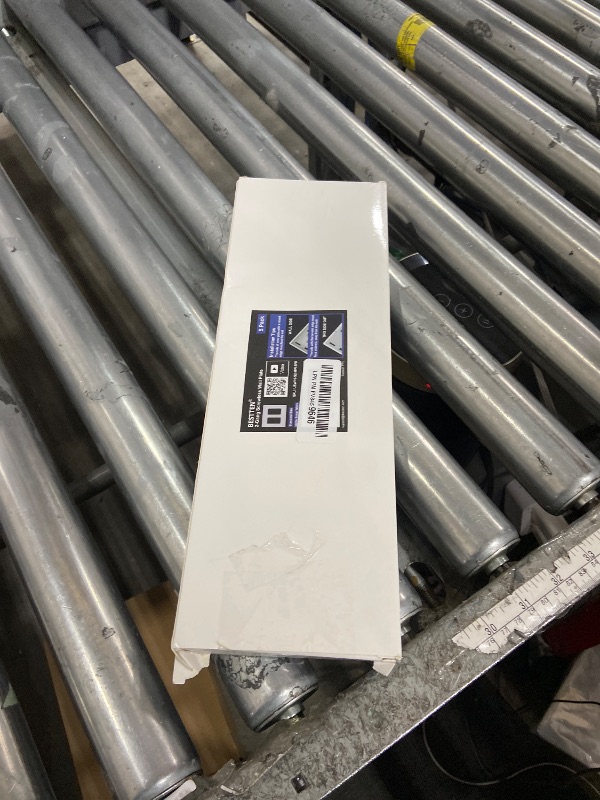 Photo 1 of (5 Pack) BESTTEN USWP6 Matte Snow White Screwless Decorator Wall Plate, 2-Gang Outlet Cover, Decor Switch Face Plate, H4.69” x W4.73”