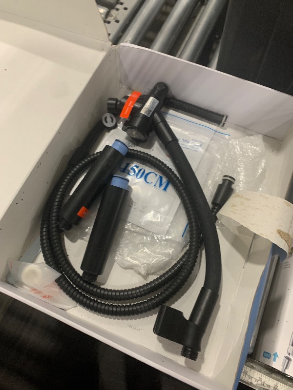 Photo 1 of ***MISSING HARDWARE***MakeFit Dual Filtered Rain Shower Head Combo, High Pressure Handheld Shower Head with Adjustable Bar - Rainfall Shower Head And Showerhead with Filter for Hard Water - Removes Chlorine