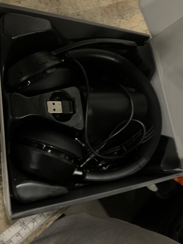 Photo 1 of (Upgraded Version) Wireless Headset, Bluetooth Headset with Noise Cancelling Microphone, Best Headphones with Mic Mute & USB Dongle for PC/Computer/Laptop/Cell Phones/Remote Work/Call Center