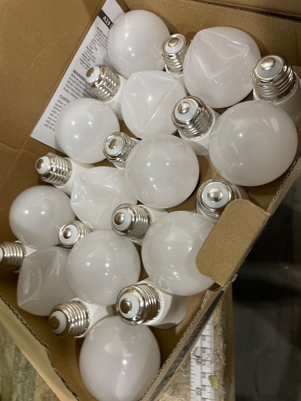 Photo 1 of *** PARTIAL SET/ SOME DAMAGED ( BENT IN)*** UBO A19 LED Light Bulbs, 60 Watt Equivalent LED Bulbs, Soft White 2700K, 800 Lumens, E26 Standard Base, Non-Dimmable, 8W Soft White LED Bulbs for Bedroom Living Room Home Office, 24 Pack