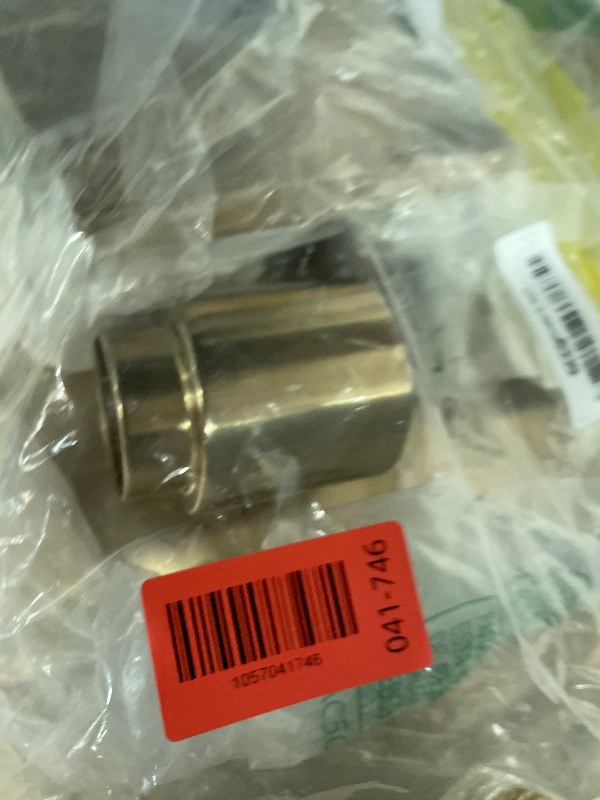 Photo 1 of ***MISSING WAND***  Delta Faucet 10-inch Raincan Shower Head and Hand Held Shower Combo, Gold Square Shower Head, Rainfall Shower Head, Hand Shower, High Pressure Shower, 1.75 GPM Flow Rate, Champagne Bronze 75527-CZ