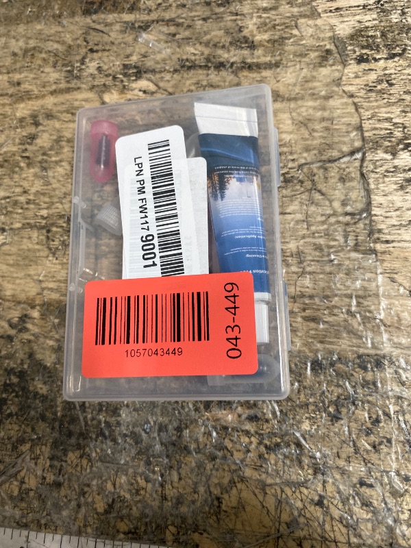 Photo 1 of **PARTIAL SET MISSING PIECES** Tire Repair Kit Rubber Nails Plug Kit, Flat Tire Plug Kit 2 Sizes Screw in Tire Repair Plugs, Fast Self-service Tire Repair Tools First Aid Kit - Portable for Roadside Emergencies (10S+10L+1X10ML)