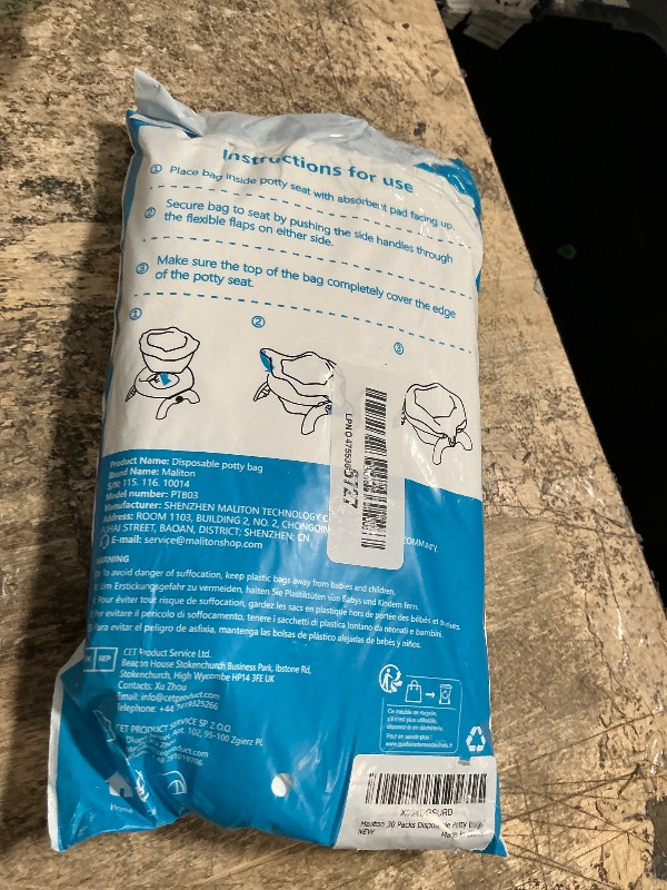 Photo 1 of [30 Counts] Disposable Potty Liners with Absorbent Pads, Portable Travel Toilet Bags Compatible with OXO Tot 2-in-1 Go Potty, Toilet Training Liners Fit Most Potty Chairs for Kids, Toddlers