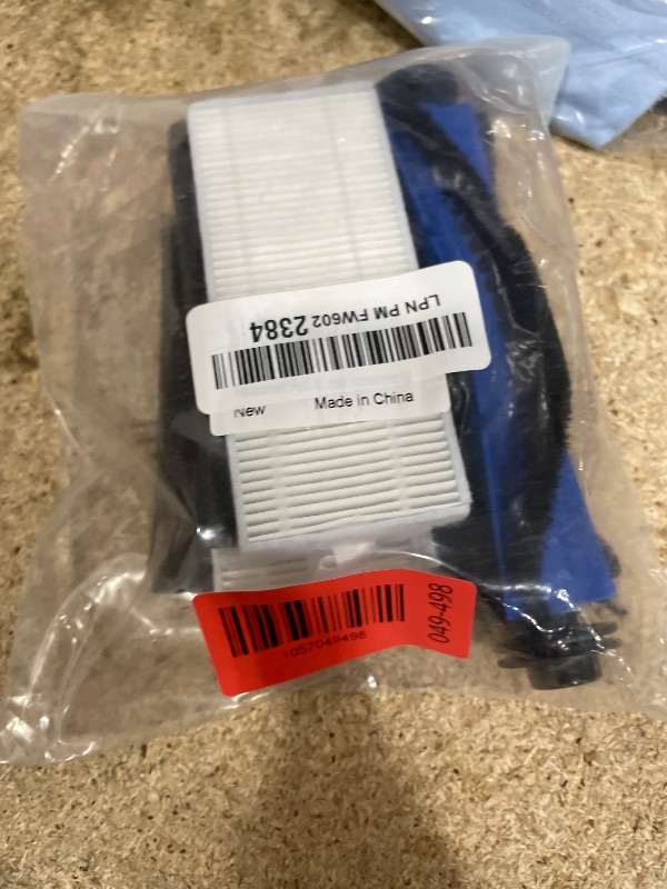 Photo 1 of ***PARTIAL SET/ MISSING ASSEMBLY PIECES** Detetap Replacement Parts for Eufy Robovac 11S, 12, 15T, 15C, 25C, 30, 30C, 35C Slim Carpet Robotic Vacuum Cleaner, 4 Side Brushes, 4 Filters, 1 Roller Brush and Clean Tools Accessories Kit 10 Pack