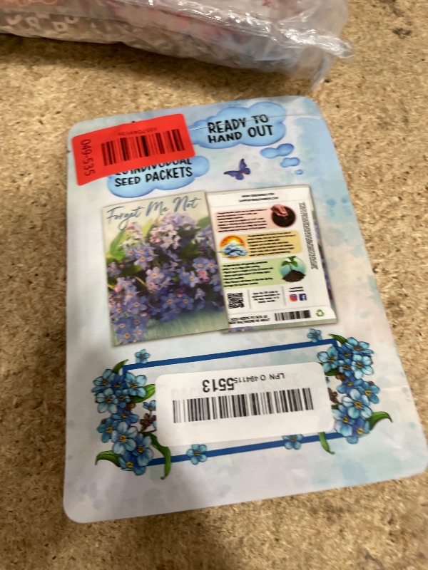 Photo 1 of ***ONLY 1 PACK OF SEEDS*** Seed Needs, Set of 20 Forget-Me-Not Remembrance Seed Packet Favors (Packets are Already Filled) Great for Memorials, Funerals, Special Events or Baby Showers