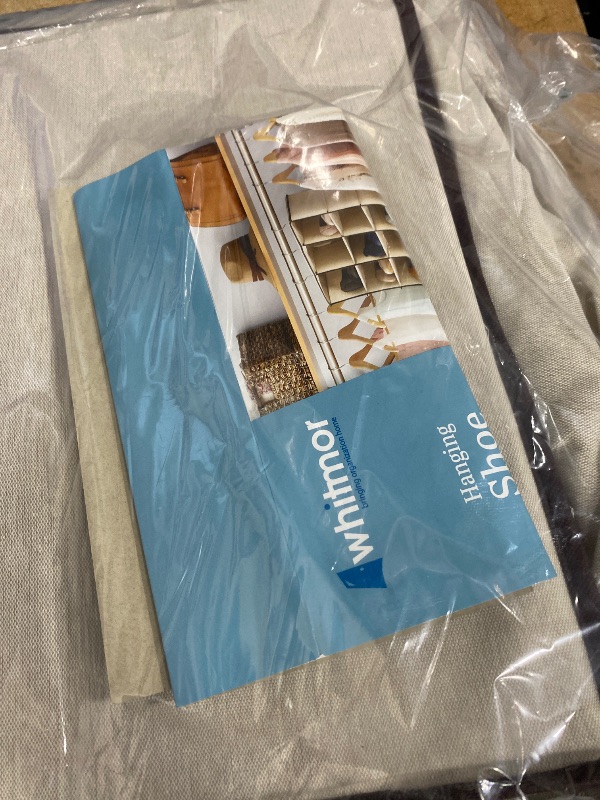 Photo 1 of **MISSING HOOKS** Whitmor 30 Section Hanging Shoe Shelves, Tan